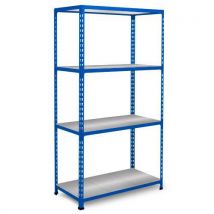 Rapid 2 2440hx1220wx305mmd blue 4 galvanised shelves