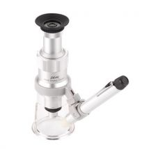 Peak microscope with scale 4 0x magnification