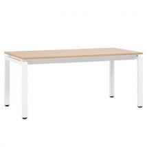 Oblique desk 1400mm maple