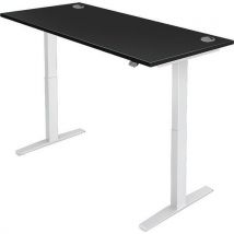 Sit stand desk - wxd 160x80cm - black+white
