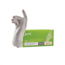 Powder-free disposable vinyl gloves - size 8