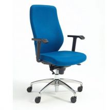 Profile task chair adjustable arms blue