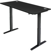 Sit stand desk - wxd 120x80cm - black+black