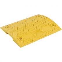 Speed bump h 75 mm yellow central piece 500x420x75 mm