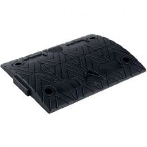 Speed bump h 75 mm black central piece 500x420x75 mm