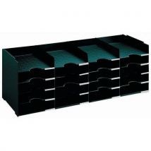 Multi-compartment organiser 20 compartments width 101 black
