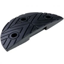 Speed bump h 75 mm black end piece 250x420x75 mm