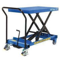 1000kg Capacity Manual Lift Table. Lift Height 1050mm by Britruck