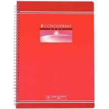 Notebook 21x29.7 180 pages conquerant 7 seyes