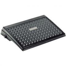 Black biodegradable adjustable footrest