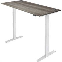 Sit stand desk pro 2+ - wxd 120x70cm - white+oak