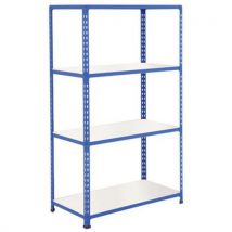 Rapid 2 2440hx1220wx455mmd blue 4 melamine shelves