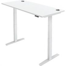 Sit stand desk pro 2+ - wxd 120x70cm - white+white
