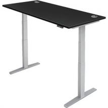 Sit stand desk pro 2+ - wxd 120x70cm - silver+black