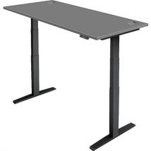 Sit stand desk pro 2+ - wxd 120x70cm - black+dark grey