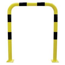 Hoop barrier - large - yellow - black - overall length: 1000