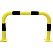 Hoop barrier - medium - yellow - black - overall length: 1000