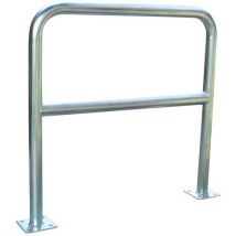 1.5-m safety barrier diam. = 40-mm fixing plate galv. Steel