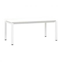 Oblique desk 1600mm white
