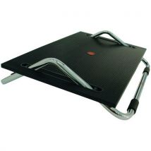 Black height adjustable ergonomic footrest