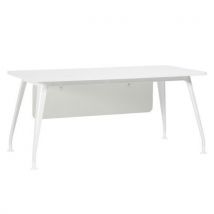 Dna laminate desk white 1400mm