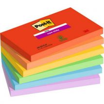 Post-it playful super sticky notes - 76x127 mm
