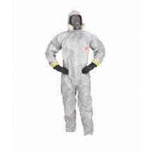 Tychem 6000 f overalls - l- protection type: 3 4 5 and 6