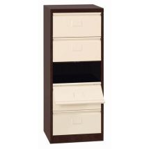 5-drawer filing cabinet brown/beige hxwxd: 103.5x41