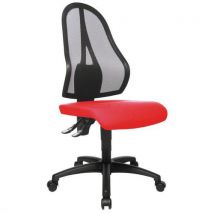 Black/red office chair seat back h: 58 cm seat base d: 48 cm