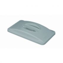 Grey lid with handle for slim jim bin