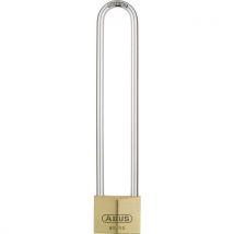 Abus 50-mm brass padlock with long shackle 200 mm keyed different
