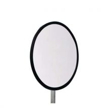 Black Industrial Acrylic Mirror 500mm Diameter