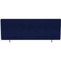 Dark blue screen/desk divider - hxw 450x1000mm - impulse +
