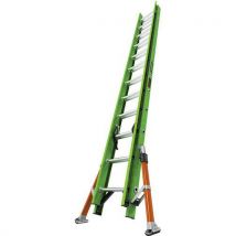 24 feet pro hi-viz fibreglass extension ladder -little giant