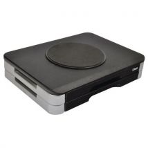 2-drawer swivel monitor stand