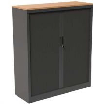 Cabinet with shutters with top overall height: 102 cm overall width: 120 cm
