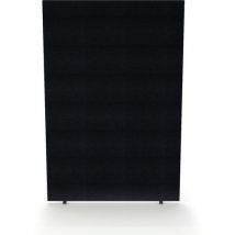 Black floor screen/desk divider - hxw 1.8x1.2m - impulse +