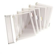 Following wall mount with 10 pockets a4 bl reed