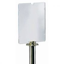 Accessory for rope posts a4 display stand finish: chrome