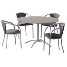 Laser conference set desktop colour: grey seat l:45 cm