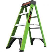 4-tread little giant fibreglass a frame step ladder -a-force