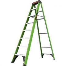 8-tread little giant fibreglass a frame step ladder -a-force