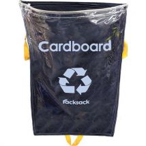 Clear Cardboard Racksacks - Pack of 5 - 237L Capacity - Waste Management - Clear Front