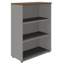 Mid-high shelving height 123.2 cm walnut