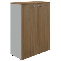 Mid-high cabinet height 123.2 cm walnut