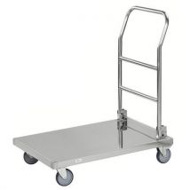 Stainless steel folding handle platform truck 825x520mm