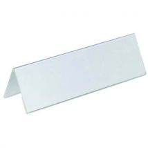 Pvc tabletop name holder 61x210 mm