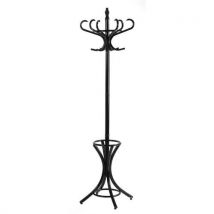 Bistro black wooden coat stand h185 cm