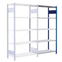 Easy-fix add-on unit single-sided 2000x1000x400 blue/grey