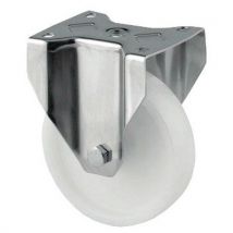 Nylon fixed castor total height: 200 mm capacity: 400 kg